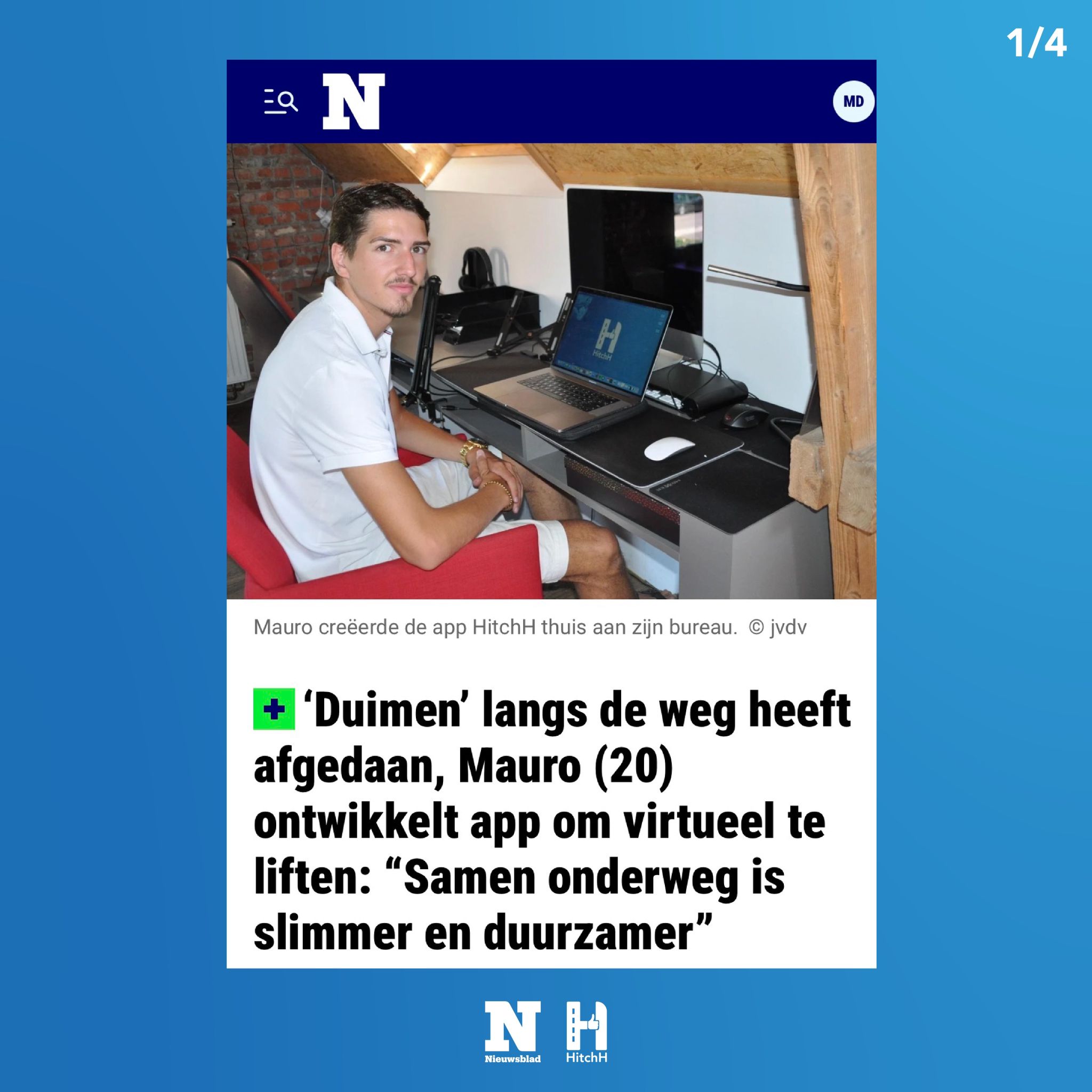 Mauro, oprichter van HitchH